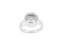 CLEVIO Anillo ajustable de plata de circonita blanca astrológica de calidad natural de 8,25 ratti de 7,00 quilates para hombres y mujeres--B08QMS8PMRNAMZ, S, Gema