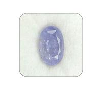 CLEVIO Anillo de zafiro azul natural de 2,25 quilates sin calefacción y sin tratar, chapado en oro de zafiro azul natural Neelam para hombres y mujeres por laboratorio - Certificado-B0C7GWWTMRNAMZ, S