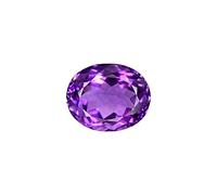 CLEVIO Bhairaw Gems 6.25 Ratti 5.75 quilates Amatista natural certificada por laboratorio (Katela/Kathela) Rashi Ratna Precious Loose Gems-B09X6NTCMRNAMZ, S, Gema