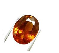 CLEVIO Ratti 12,25 quilates natural Gomed auténtica tierra extraída original certificada Hesonita Gomed Gomed Loose Gemstone-B09H3BKDMRNAMZ, S, Gema