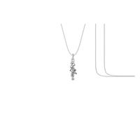 Clevio978-1 - Colgante de plata de ley (92,5% de pureza) con cadena de Dios Krishna (colgante con cadena de caja) para hombres y mujeres de plata pura con medallón del Señor Krishna para buena salud y