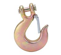 Clevis Hook 7/16 Inch | 7000lbs Forged Alloy Steel Trailer Hook | G70 Grade Hoisting Hook for Construction/Port/Warehouse | Secure Lock for Protected Large Lifting