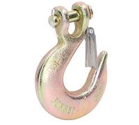 Clevis Hook Forged Alloy Steel, 1/2in Safety Hook with 9000lbs Bearing Capacity, Heavy Duty Trailer Hook for Winch and Hoisting, Durable Slip Hook for Port Transportation and Const