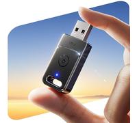 Cleviton Adaptador inalámbrico para Apple Carplay, 3 conexiones de coche, sin latencia, Plug & Play, adaptador inalámbrico Carplay, 2025 Mini Car Play Dongle inalámbrico para iPhone 5~17 y 927+ coches