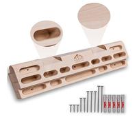 Clevo - Hangboard para Escalada y Boulder - Tabla de Dedos Ideal para Principiantes y avanzados - Fingerboard Escalada, hangboard Boulder combinable con módulos de Accesorios de Boulder