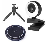 Cleyver Cleyver Cam + CC60BT Sistema de videoconferencia individual con cámara web Full HD y altavoz Bluetooth