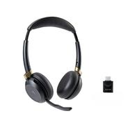 Cleyver Cleyver Nomad 95 UC Modular Auriculares modulares diseñados para el trabajo híbrido, con conexión Bluetooth multipunto, reducción activa del ruido de