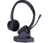 Cleyver Cleyver NW35 UC Auriculares inalámbricos con doble conexión USB (Dongle) y Bluetooth - ideal para concentrarse en oficinas y teletrabajo