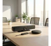 Cleyver Pack Cleyver Medium Room Bar 4K IA 120° + Cleyver Share + Micrófono de Extensión Barra 4K con IA 120° + Cleyver Share para compartir pantalla +