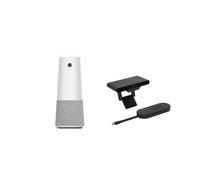 Cleyver Pack Cleyver Visio 2 HD Camera + Cleyver Share Cámara de videoconferencia 3 en 1: webcam, altavoz y micrófono en un solo dispositivo con sistema
