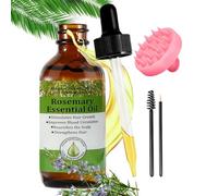 CLFJLXYX aceite de romero aceite de crecimiento del cabello - 100% orgánicos de romero aceite para el cabello aceites esenciales de romero eficaz engrosamiento del cabello mascarilla para el pelo 2.11