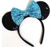 CLGIFT Orejas de Mickey de Cenicienta, orejas de Minnie de Cenicienta, orejas de Cenicienta, orejas de Mickey azules, orejas de Mickey Elsa,