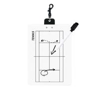 Clibard de voleibol - Pickle Ball Cliboard, voleibol Clibots - Derret Board for Ball Sport - Doble cara Strategy Board for Ball Sport, Badminton Training Whiteboard - 12,6 x 8,66 pulgadas
