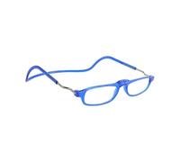 CliC Eyewear - Clic Base - Color: Azul - Graduación: +3 - Gafas de lectura clásicas - Forma rectangular - Gafas de lectura hombre/mujer - Made in Italy