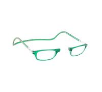 CliC Eyewear - Gafas de lectura - con imanes flexibles - Original CLIC CLASSIC - Gafas de lectura para hombre y mujer (3.0, verde)