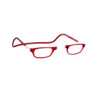 CliC Eyewear - Gafas de lectura - con imanes flexibles - Original CLIC CLASSIC - Gafas de lectura para hombre y mujer (2.0, rojo)