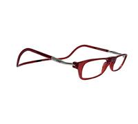 CliC Eyewear - Gafas de lectura para hombre y mujer XXL - Gafas de lectura con imán - En poliamida TR90 - Gafas monofocales flexibles - Rojo 2.0