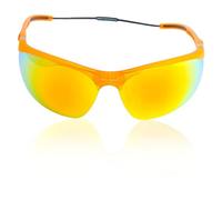 CliC Eyewear Sun Extreme - Color Naranja Flúor - Gafas Deportivas con Imán - Gafas de policarbonato con protección UV400 - Ideales para Ciclismo, Running y otros Deportes - TR90 y Nylon
