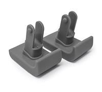 Clic & Go - Esquís para andador de viaje plegable EZ y Able Life Space Saver Walker, muy fácil de instalar a mano, Gris, 1