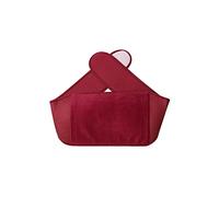 Clicitina Cojín térmico USB cinturón calefactor eléctrico cinturón calefactor almohadilla térmica tía cinturón de cintura caliente calentador cintura caliente QD856 (Wine, talla única)