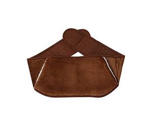 Clicitina Cojín térmico USB cinturón calefactor eléctrico cinturón calefactor almohadilla térmica tía grande cinturón abdominal caliente cintura calefactora QD858 (café, talla única)