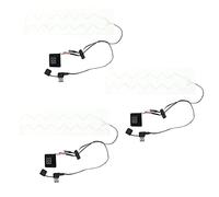 Clicitina Pad USB Pad Calefacción térmica Calefacción Calefacción Bufanda Ropa eléctrica Calentada Equipo de deportes de invierno dp408 (Blanco, Talla única)