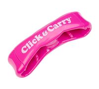 Click & Carry - Portador de Bolsas de la Compra, con almohadillado de Gel, Sistema Manos Libres, Organizador para Bolsas de plástico, también para Botes de Pintura