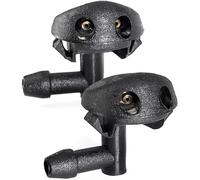 Click&Fit Boquilla de lavado de parabrisas ajustable para Opel Corsa Astra 1991 - 2002, Vectra A B 1988-2002, Omega Combo Calibra - Boquilla de lavado de parabrisas para 1451182, 2 unidades