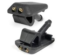 Click&Fit Boquilla de limpiaparabrisas ajustable para Audi 80 90 200 A4 A8 V8 1982 - 2001, Audi A6 1994-2011 - Juego de 2 boquillas de lavado de parabrisas, juego de pulverizador de agua sustituye a