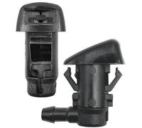 Click&Fit Boquillas de repuesto para limpiaparabrisas para Dodge, Jeep Grand Cherokee Liberty Commander, Chrysler. Accesorios de kit de rociadores de agua para limpiaparabrisas, 2 ventiladores dobles