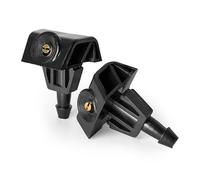 Click&Fit Boquillas Lavaparabrisas para Nissan X-Trail T31 T32 2007-2021, Juke 2010-2018, Note 2004-2011, Leaf Murano Tiida - Surtidores de Agua Limpiaparabrisas sustituye 289323JA0A, 289314BA0A