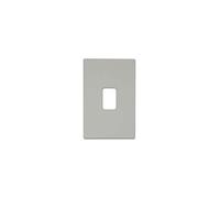 Click Scolmore SCP202PW - Placa de cubierta, color blanco