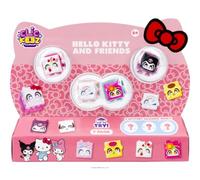 CLICKEEZ - Hello Kitty and Friends - Pack 7 Teclas Kawaii ASMR para Clicar - Licencia Oficial Sanrio Hello Kitty, Kuromi y Cinnamoroll - 7 Keycaps, Llavero y Guía - Fidget Desde 6 Años