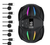 Clicker automático de teléfono, pantalla digital para coche, clicker de pantalla automática con luz RGB para juegos, transmisiones en directo y tareas de recompensa que asumen el mapeo espacial - -T