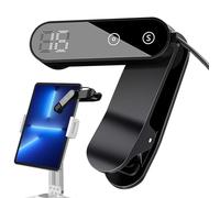 Clicker automático de teléfonos inteligentes, Click Automatic Pantalla de velocidad ajustable, continuo rápido, silencio, haga sin pantala dañina, pequeña luz, pantalla digital, dirección ajusta