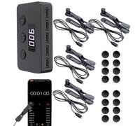 Clicker automático para Smartphone, tocador telefónico automático Recargable, tocador físico Continuo Velocidad Ajustable para Pruebas de Aplicaciones transmisiones en Redes sociales recompensas