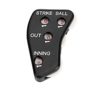 Clicker de árbitro de 4 Diales, Contador ABS de Lecturas Claras para una Gestión Eficiente del Juego para Oficiales de Béisbol, 2 Unidades (1PC)
