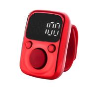 Clicker de contador manual - Contador de cuentas de 1,3 pulgadas | Contadores electrónicos ABS - Clicker portátil de dedo luminoso recargable con botón suave para lavarse las manos contar entrenamient