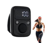 Clicker de contador manual - Contador de cuentas de 1,3 pulgadas | Contadores electrónicos ABS - Clicker portátil de dedo luminoso recargable con botón suave para lavarse las manos contar entrenamient