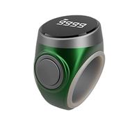 Clicker de conteo electrónico - Contador de 4 dígitos, herramienta de conteo digital, con recuperación fácil | Dispositivo versátil para tejer a crochet Oración Tasbeeh Coachi