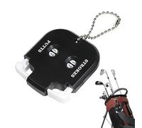 Clicker de golf de mano - 2,17 x 2 pulgadas 2 dígitos con cadena | Golf Putting Counter, Game Scorekeeper, herramienta de puntuación para golfistas, práctica de curso, club play, entrenamiento al aire