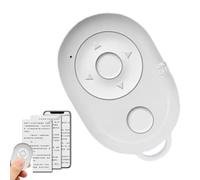 Clicker de la punta de los dedos - Botón Portátil Negro/Blanco, Controlador Inalámbrico, Clicker ABS Compacto, Grabación de fotos | Smartphones, Lectura De Libros Electrónicos, Vlogging, Viajes, Home