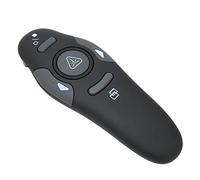 Clicker de Presentación, Mando a Distancia Inalámbrico de 2,4 GHz para Presentador, Diseño Curvo Ergonómico, Funciones Completas de Presentación de Diapositivas, para Powerpoint