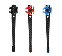 Clicker de señal reforzado con carbono para arcos recurvos con instalación flexible en varillas principales estilo T (azul)