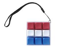 Clicker De Teclado Silencioso, Juguete Inquieto Con Botón Sensorial Portátil, Dispositivo De Bolsillo De 2,36x2,36x1,18 Con Prensa Silenciosa, Clicker Para Aliviar El Estrés, Ayuda De Enfoque Con Esti