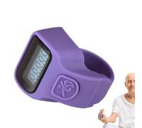 Clicker del contador de dedos, contador de clicker de mano - Medidor de clics digital portátil ligero | Medidor de dígitos Clicker, temporizador de carrera LCD multifuncional para el lugar de trabajo