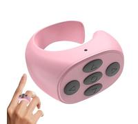 Clicker inalámbrico para teléfono - Control remoto inalámbrico duradero con anillos de desplazamiento para cámara recargable para teléfonos y tabletas