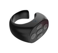 Clicker inalámbrico para teléfono, resistente controlador remoto para girar páginas, anillos de desplazamiento, control remoto recargable para teléfonos y tabletas