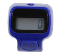Clicker portátil para conteo de números para personas en eventos y escuelas, cuenta manual ergonómica de 2,5 x 3 cm (azul oscuro)