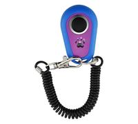 Clickers de adiestramiento para perros - Clicker de adiestramiento de mascotas Diseño de doble color | Soporte para el comportamiento de los animales con muñequera, forma ovalada para razas pequeñas,